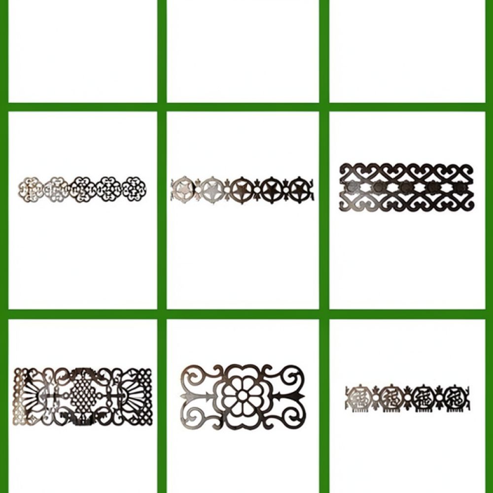 Home Improvement Fence - Ornamen Pagar Logam Dekoratif, Bagian Gerbang