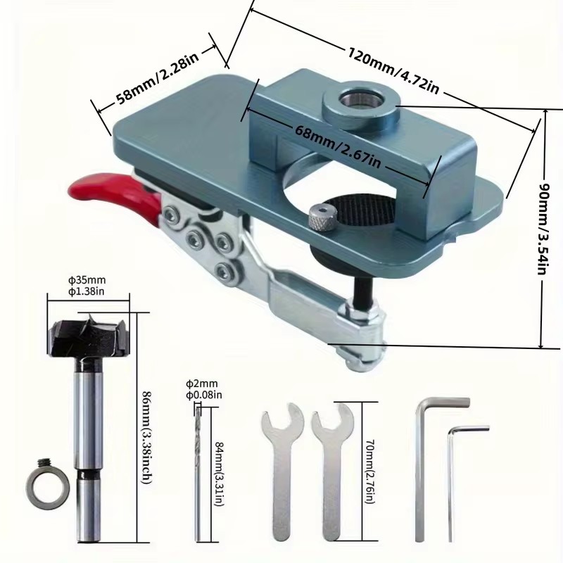 Alat Penjepit Tepi Presisi den - Cabinet Hinges ulasan dan harga