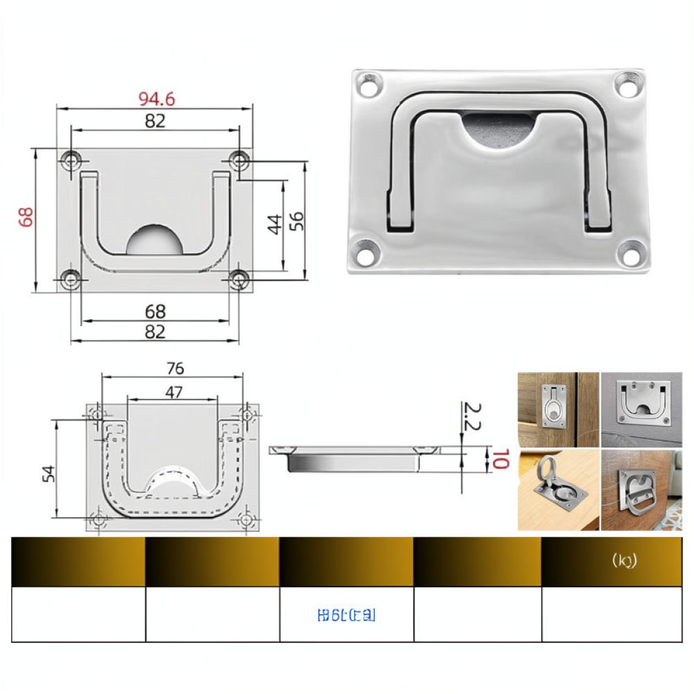 Cincin Tarik Bundar dari Baja  - Door Handle ulasan dan harga