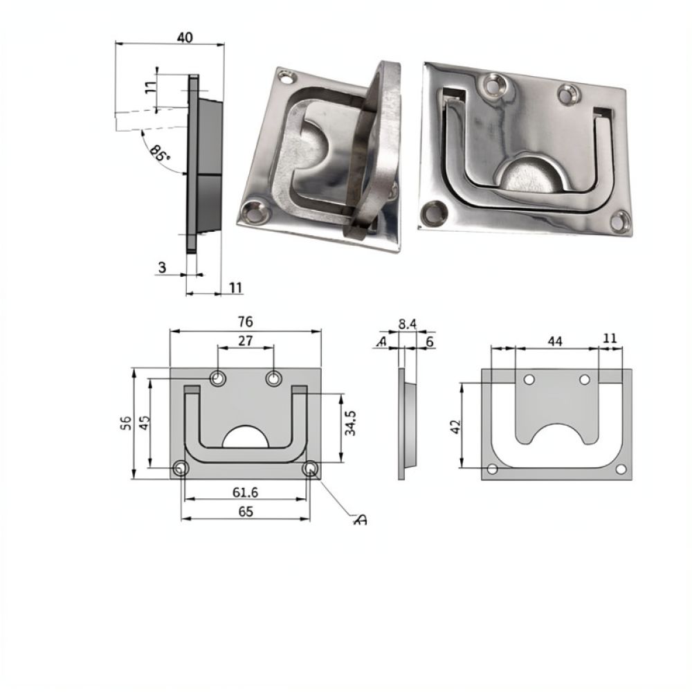 Pegangan Cincin Tarik Model Ra - Door Handle ulasan dan harga