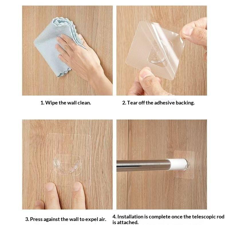 N$ 4 PCS Braket Batang Gorden  - Curtain Rods ulasan dan harga