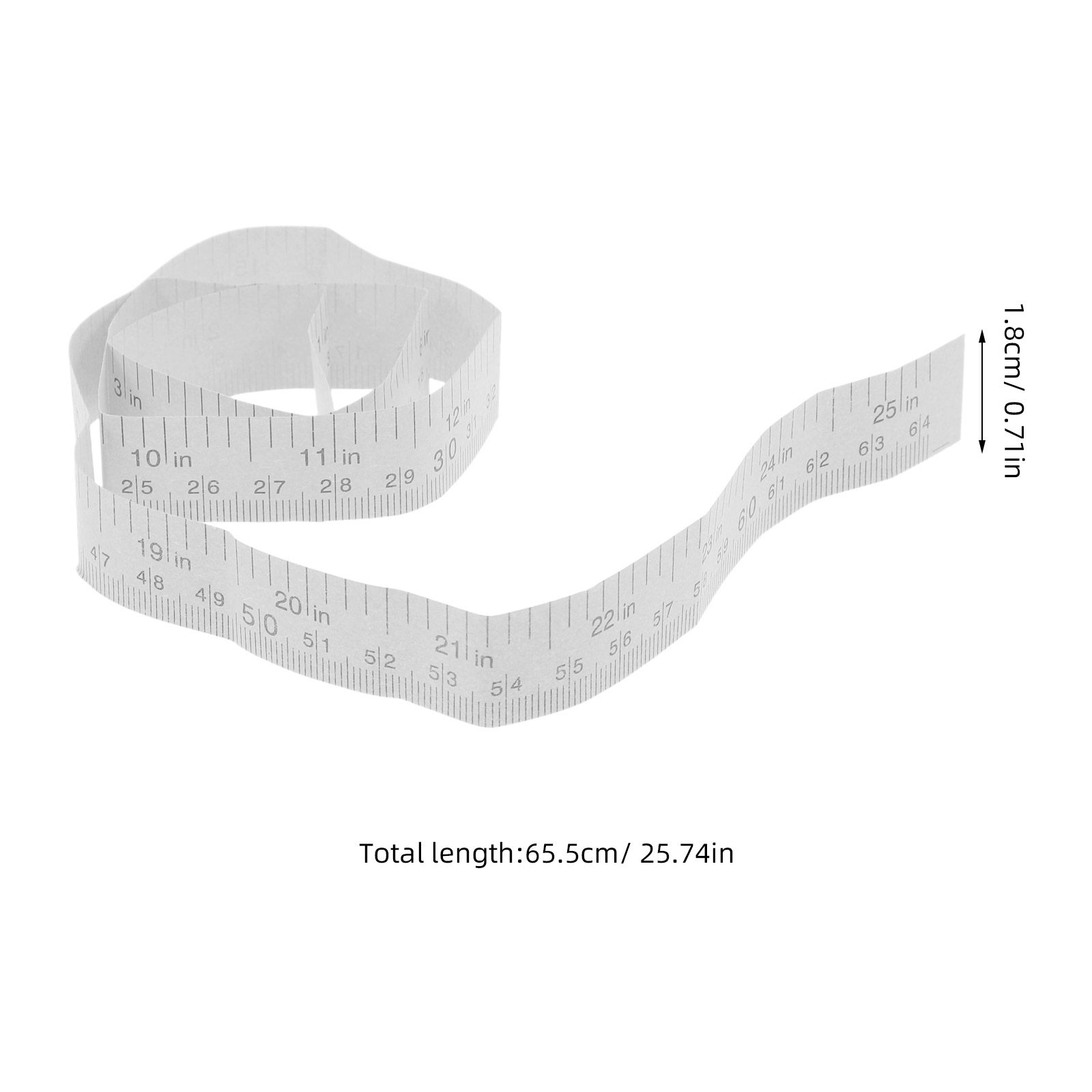 Pita Ukur Kertas 64Cm, Alat Uk - Tape Measure ulasan dan harga
