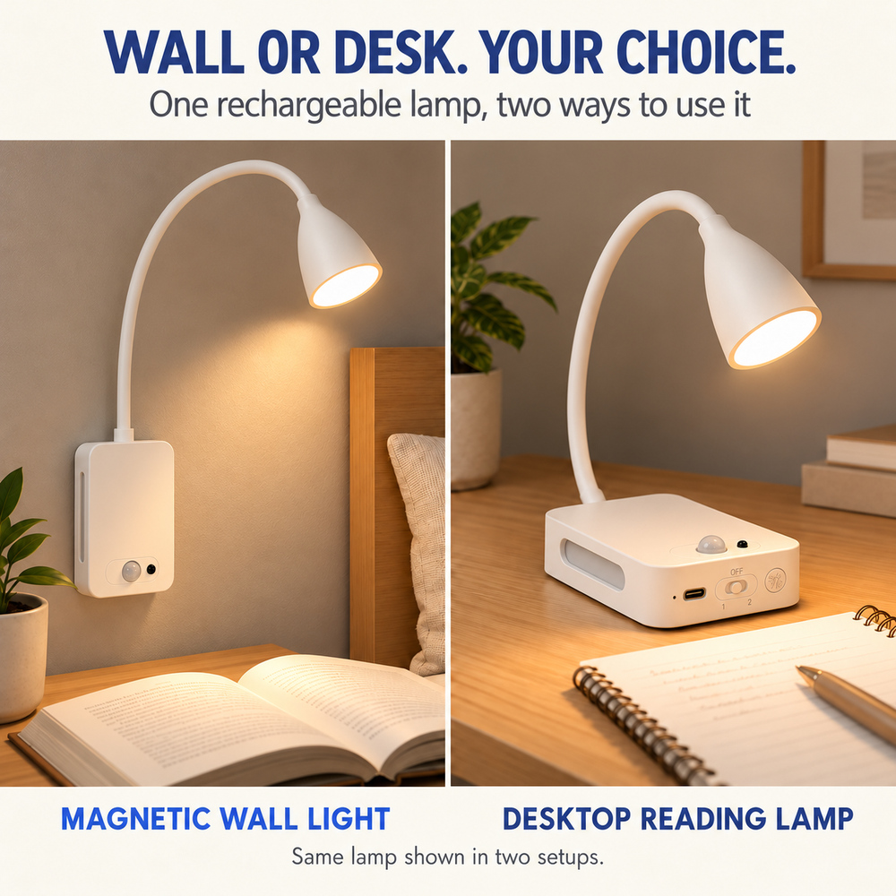 Lampu Baca LED Magnetik Isi Ul - Light Switch ulasan dan harga